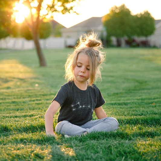 Kid's Little Dipper Outer Space T-Shirt - Black