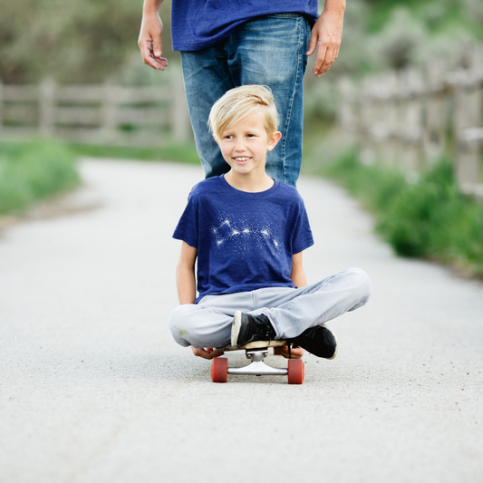 Kid's Little Dipper Graphic Tee - Indigo Blue